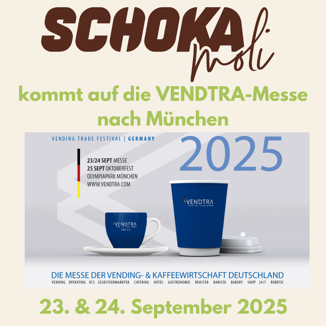 📍 Schokamoli kommt auf die VENDTRA 2025 nach München!
