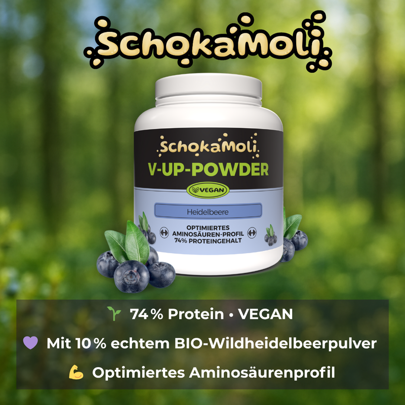 V-UP-POWDER Heidelbeere